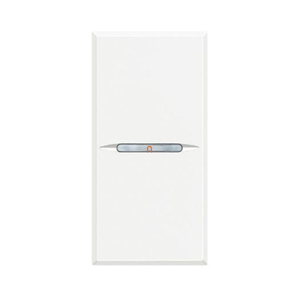 BTICINO Axolute buton simplu 1 modul, alb HD4005N