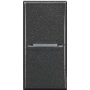   Comutator Axolute HS4003N 1P, 1 modul, antracit, buton de apăsare, 2M, antracit