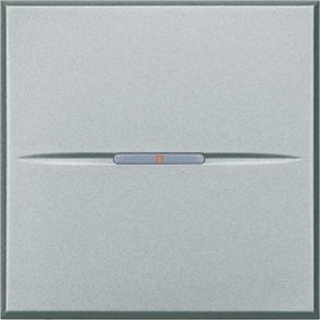 Comutator unipolar BTICINO Axolute. 2 module, gri HC4001M2N