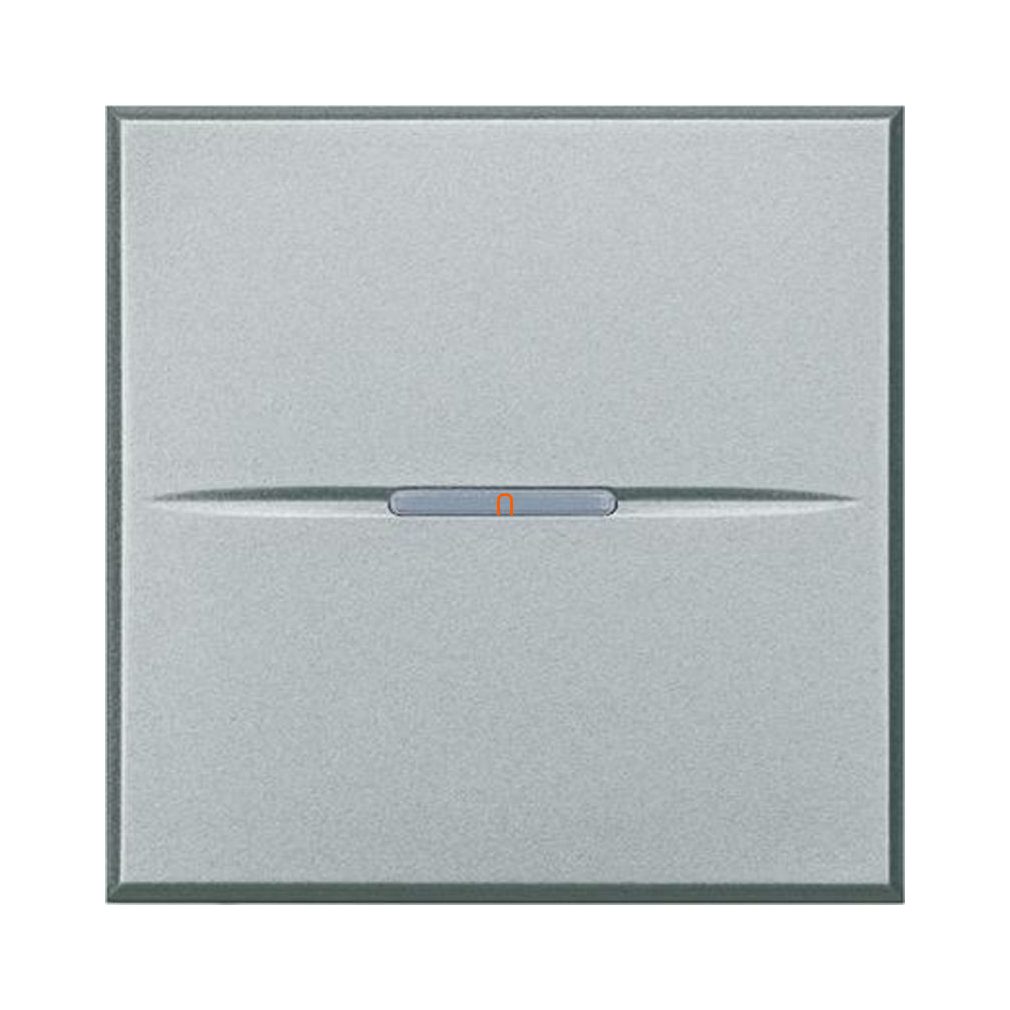 Axolute HC4005M2N Axolute buton simplu 10A 2 module, aluminiu