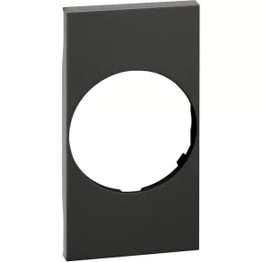   BTICINO LivingNow placă de acoperire cu 2 module, negru KG04