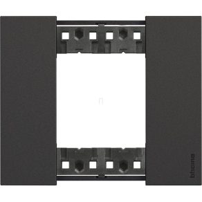 BTICINO LivingNow cadru negru 2 module KA4802KG