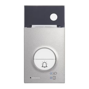   Legrand Bticino (BUS/SCS) accesoriu pentru interfon placă frontală pentru panou video: metal, LINEA 3000, gri - 343082