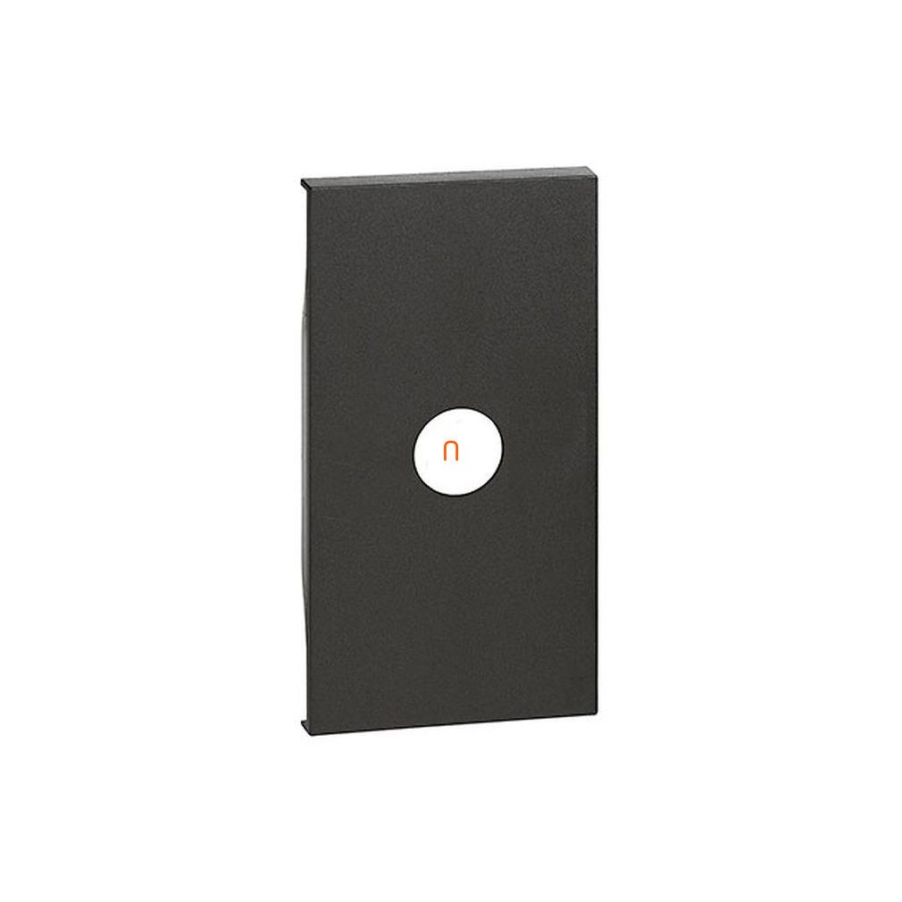 BTICINO LivingNow placă 2 m negru KG08M2