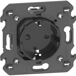 Priză BTICINO LivingNow 2P+F negru controlată KG4141AC