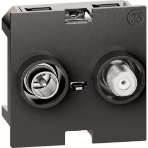 Conector BTICINO LivingNow TV-SAT 2 m K4214M2D