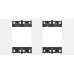 BTICINO LivingNOW cadru 2+2 module KW alb KA4802M2KW