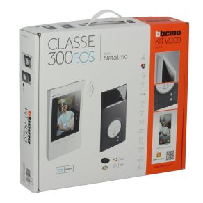   Set interfon video profesional Legrand Bticino (BUS/SCS) - Classe 300EOS alb interior, panou de ușă Linea 3000, Wi-Fi, proximitate - 363915