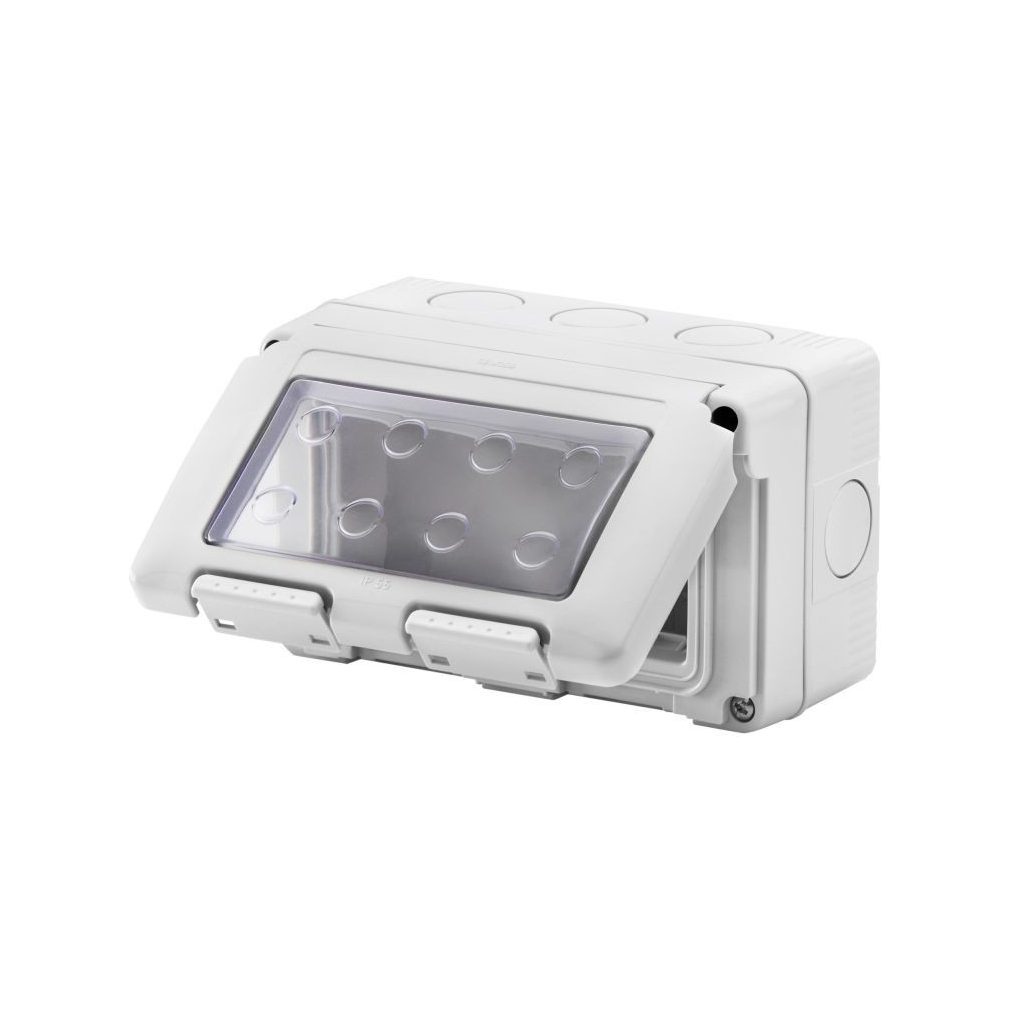 Gewiss cutie de distribuție pentru montare pe perete, 4 module, cu capac cu șuruburi IP55 27044