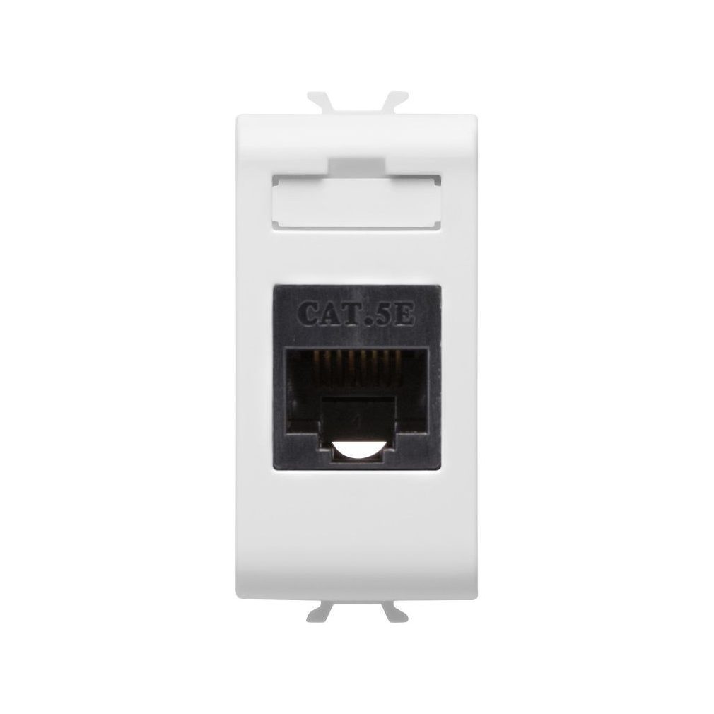 Gewiss Chorus UTP priză albă lucioasă 1xRJ45 Cat5e, 1 modul GW10421