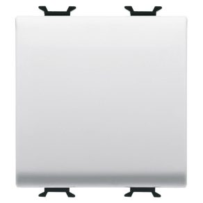   Cor alb strălucitor Buton apăsat, NO 16A 2 module GW10171 Gewiss
