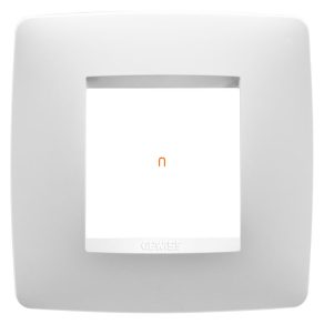   Chorus ONE ramă albă lucioasă 1 (2 module) GW16122TB Gewiss