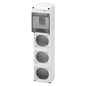  Cutie de distribuție industrială Gewiss IP65 68001N 5 module 3x16A spațiu pentru prize