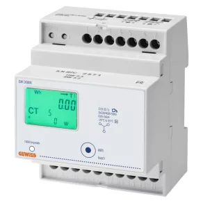   Contor de energie Gewiss cu transformator de curent, digital, 3F, NECERTIFICAT, pentru șină DIN, 4 module CT/5A IP20 GWD6808