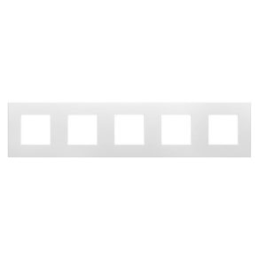 Gewiss Dahlia 5 cadru orizontal/vertical, alb GW35905AW