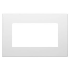   Cadru Gewiss Dahlia pentru priză dublă 2x2P+F, alb GW35909AW