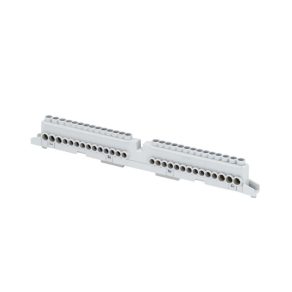   Gewiss panou de distribuție mic, neutru față de pământ (PE/N), cu 12 module, 2P 80A 2X(3x16mm2 +11x10mm2) GW40412B
