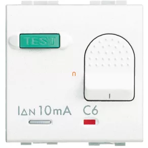   Întrerupător de protecție împotriva supratensiunii Bticino Light, 10 A, 2 module, N4305/10