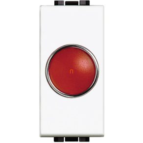 BTICINO Suport pentru lampă cu capac roșu N4371R