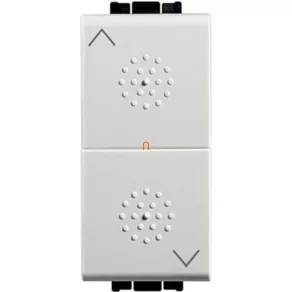 BTICINO Light N4037 buton dublu, 1 pol, blocat