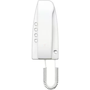   BTICINO 334202 Interfon Sprint cu audio, unitate de interior, 8 linii, alb