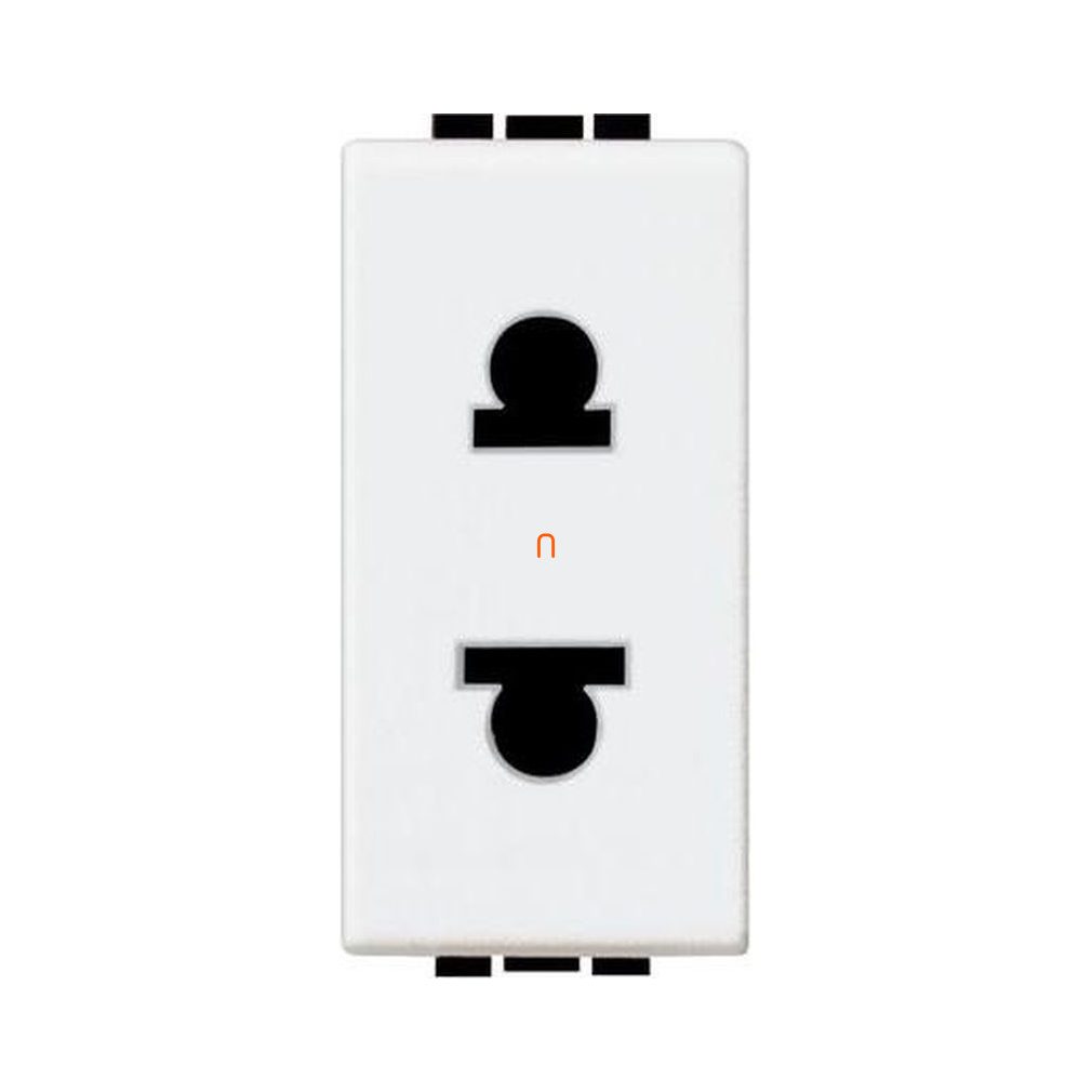 BTICINO Light N4125S 2P priză (euro-americană) 1 modul 16A 127/250V alb