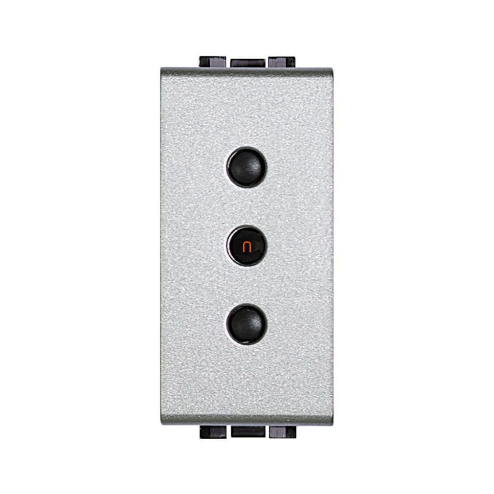 BTICINO Light NT4113 2P+F 1mod priză italiană (GYV) 10/16A alb