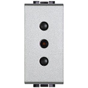   BTICINO Light NT4113 2P+F 1mod priză italiană (GYV) 10/16A albă