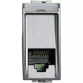 Priză BTICINO Light Tech RJ11 cu 1 modul, NT4258/11N
