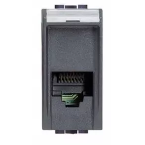 Priză BTICINO Living RJ11 cu 1 modul, L4258/11N