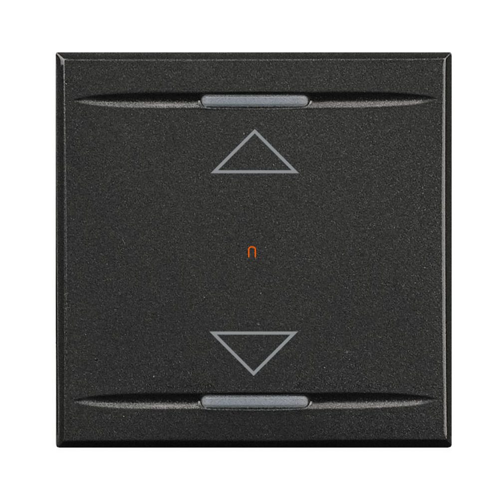 Pentru buton Axolute, 2 module simbol sus-jos negru HS4911/2AH