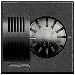   BTICINO HS4692 Axolute termostat de cameră pentru răcire și încălzire, 2 moduri, negru