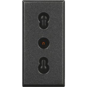 Axolute HS4180 2P+F priză 1 modul, standard italian