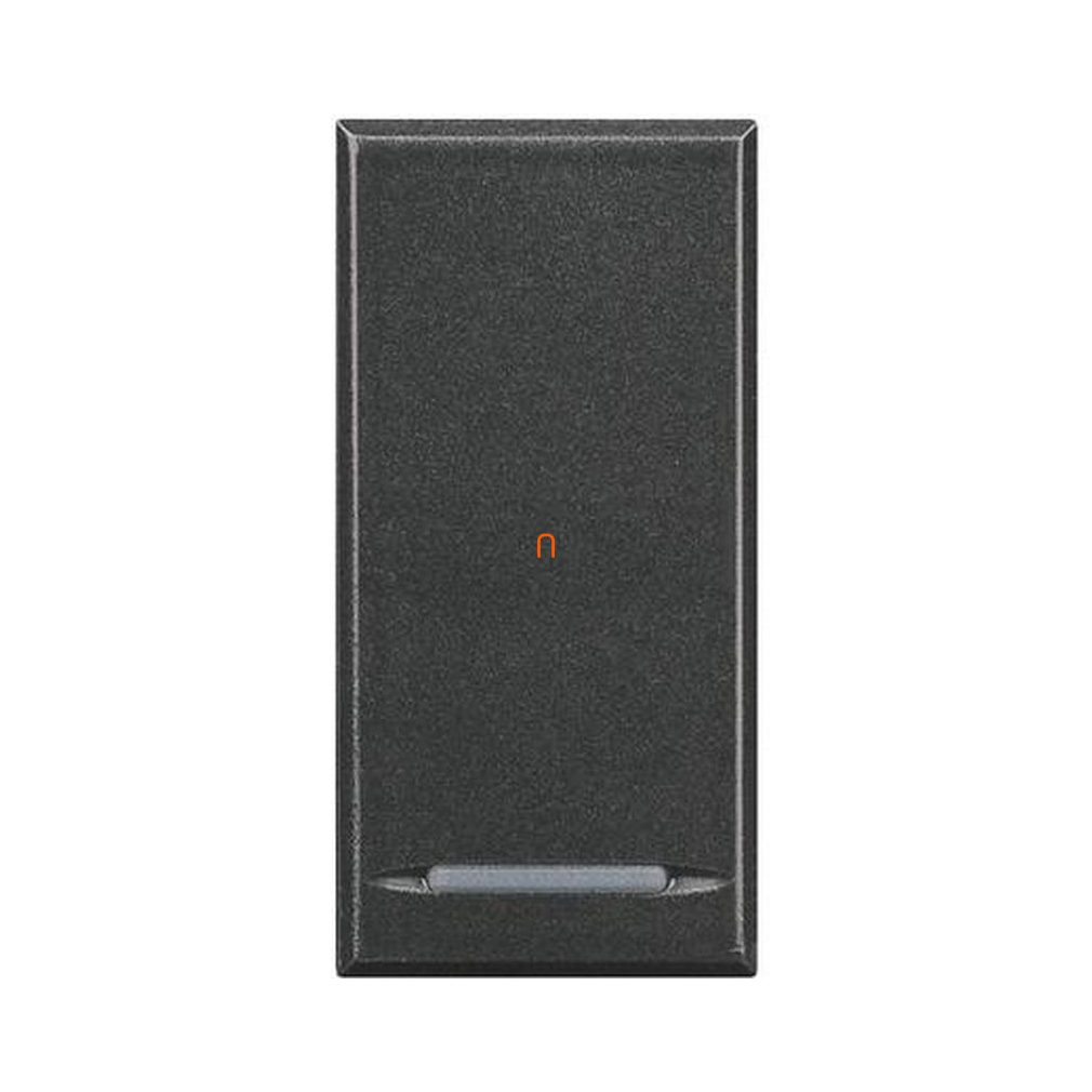 BTICINO Axolute 102 comutator, 1 modul, negru HS4053