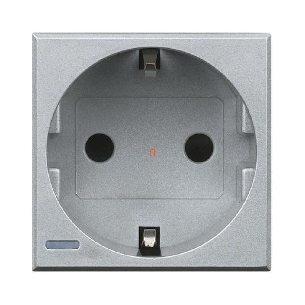 BTICINO Axolute 2P+F schuko 2 module, gri HC4141