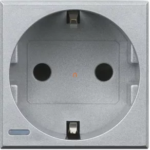 BTICINO Axolute 2P+F schuko 2 module, gri HC4141