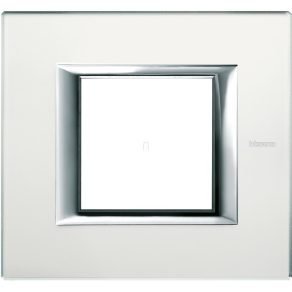   BTICINO Cadru de acoperire Axolute 2 m sticlă mată, pătrat HA4802VSA