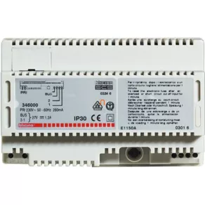  BTICINO 346000 Sursă de alimentare 230 V c.a. pentru sistem cu 2 fire