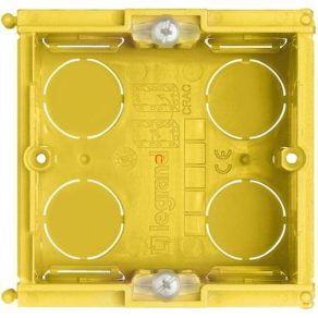 BTICINO 502E Cutie încastrată 71x71x53,5 mm, 2 module