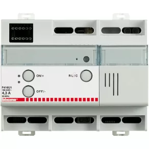   BTICINO F416U1 SCS BUS Dimmer pentru gestionarea iluminatului, 1x1000 W, modul 6 DIN