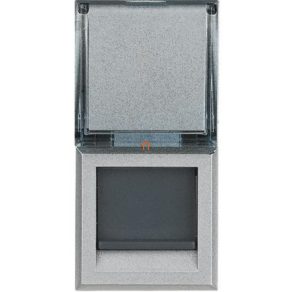 Priză Bticino Axolute RJ45, fără unelte, gri HC4279C6