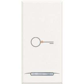   Tastatură Axolute, 1 modul. Simbol cheie, 1 funcție. Alb ca zăpada HD4915BD