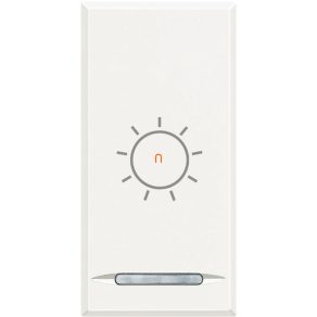   Tastatură Axolute, 1 modul. Semnal luminos, 1 funcție. Alb zăpadă HD4915BA