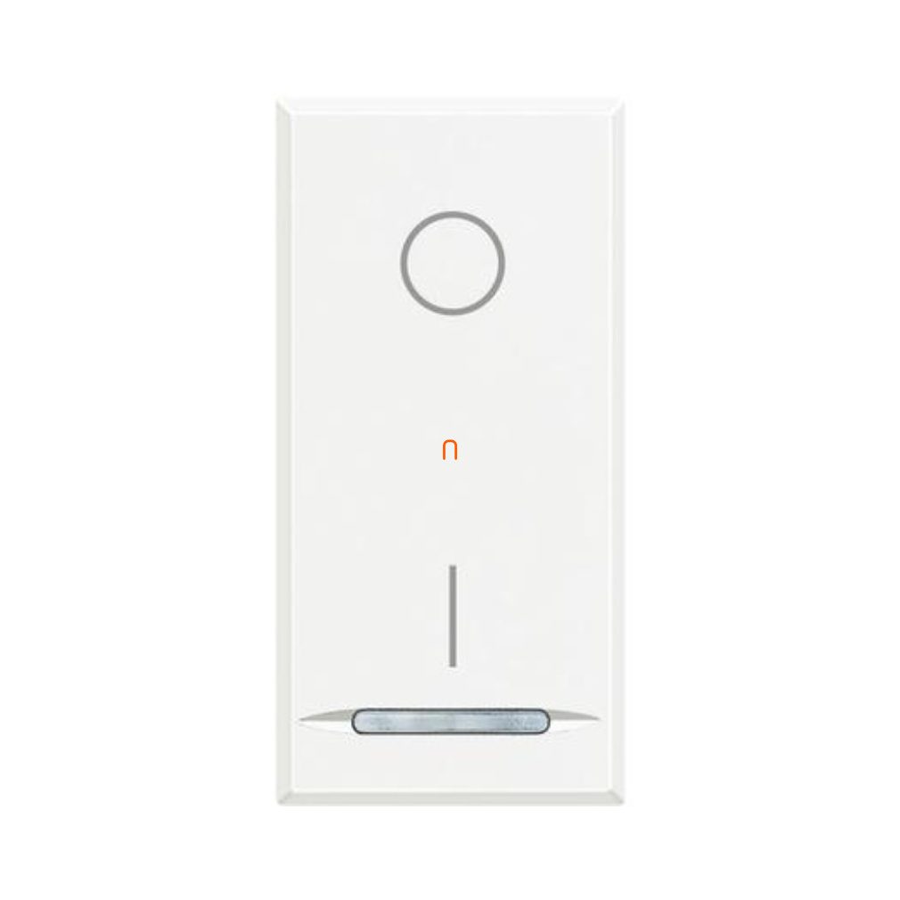 BTICINO Axolute comutator dublu 1 modul, alb HD4002