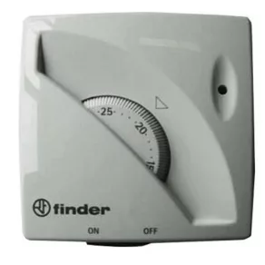 Finder 1T.01.1 Termostat, 5-30 ON-OFF, lampa Glimm