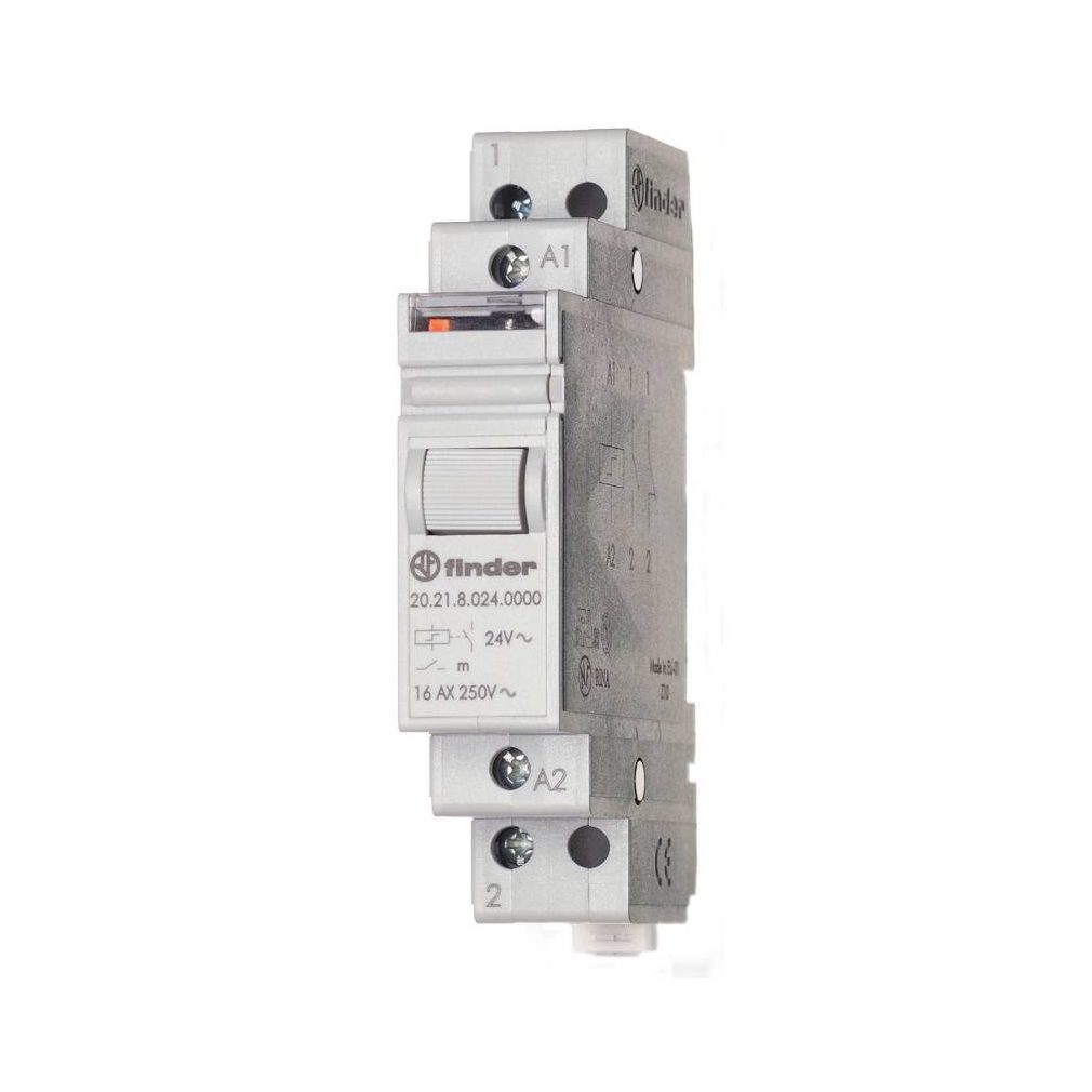 Relee de impuls Finder pe șină 1NO (de închidere) 230V AC 20.21.8.230.4000