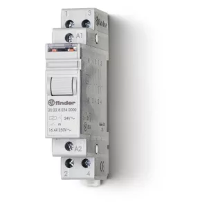   Releu impuls Finder pe șină 2NO (normal deschis) 230 V c.a. 20.22.8.230.4000