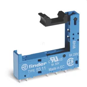 Finder 93.11 Soclu PCB, albastru, tip releu: 34.51 sau 34.81