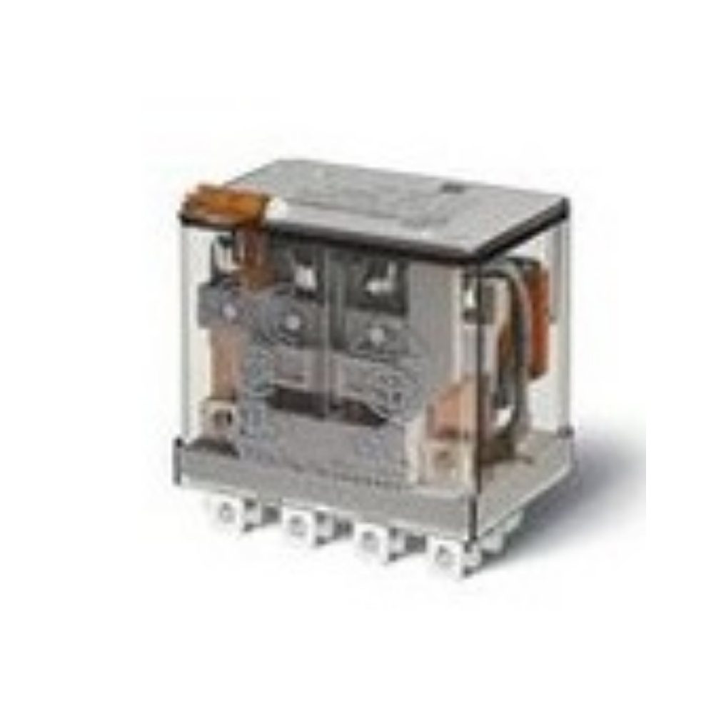 Finder miniaturizat releu de putere 4CO (comutator) 12A 24V DC indicare stare mecanică 56.34.9.024.0040
