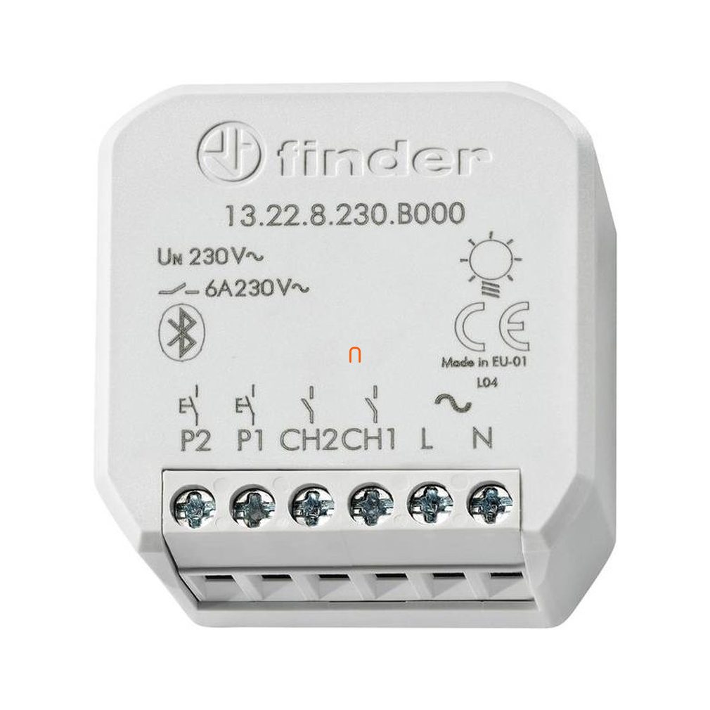 Finder 13.22.8.230.B000 Actor cu 2 canale pentru sistemul YESLY, 2 NO 6 A - 230 V CA, 20 funcții